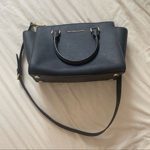 Michael Kors Navy Crossbody Bag
